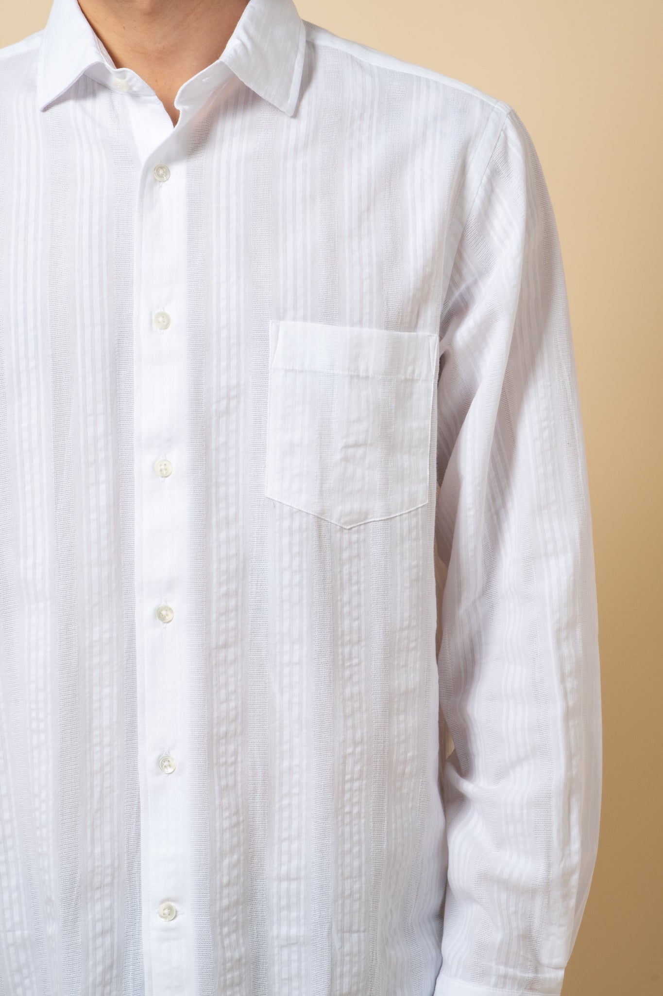 Standard Shirt Maui Stripe - White