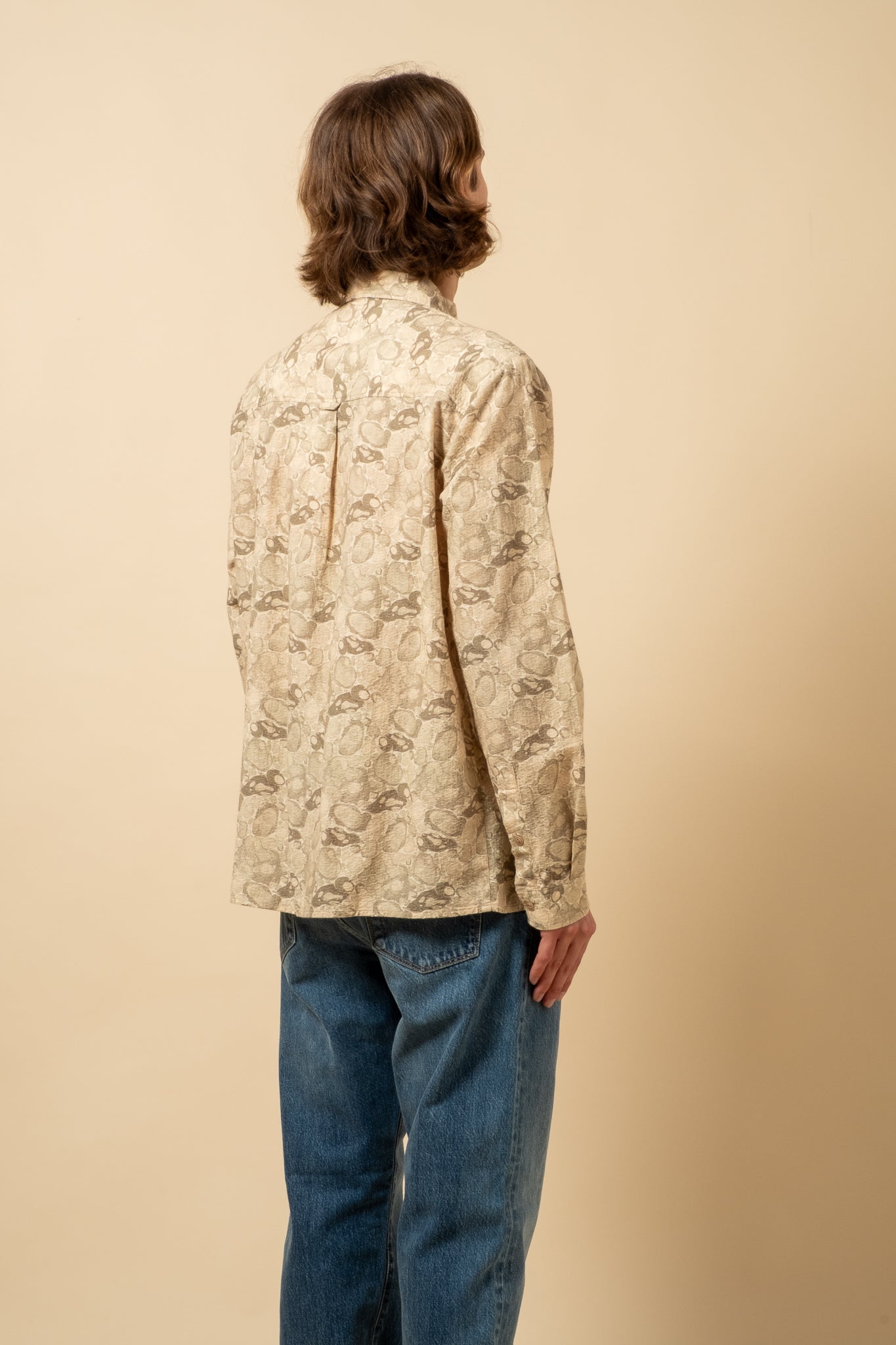 Taymount Overshirt - Marble Print