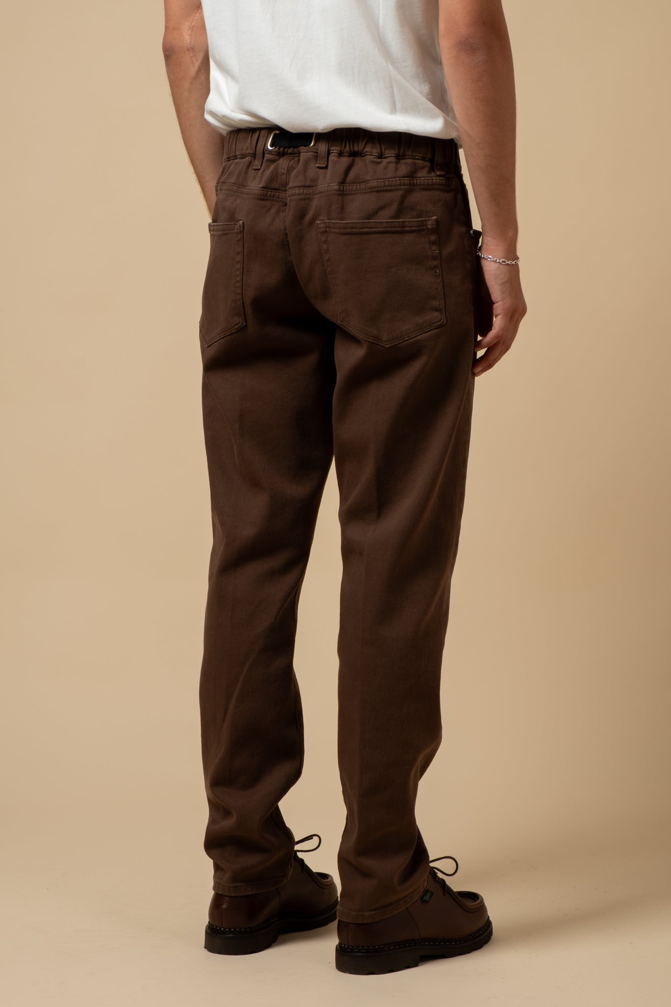 Twill 5 Pocket Trousers - Café