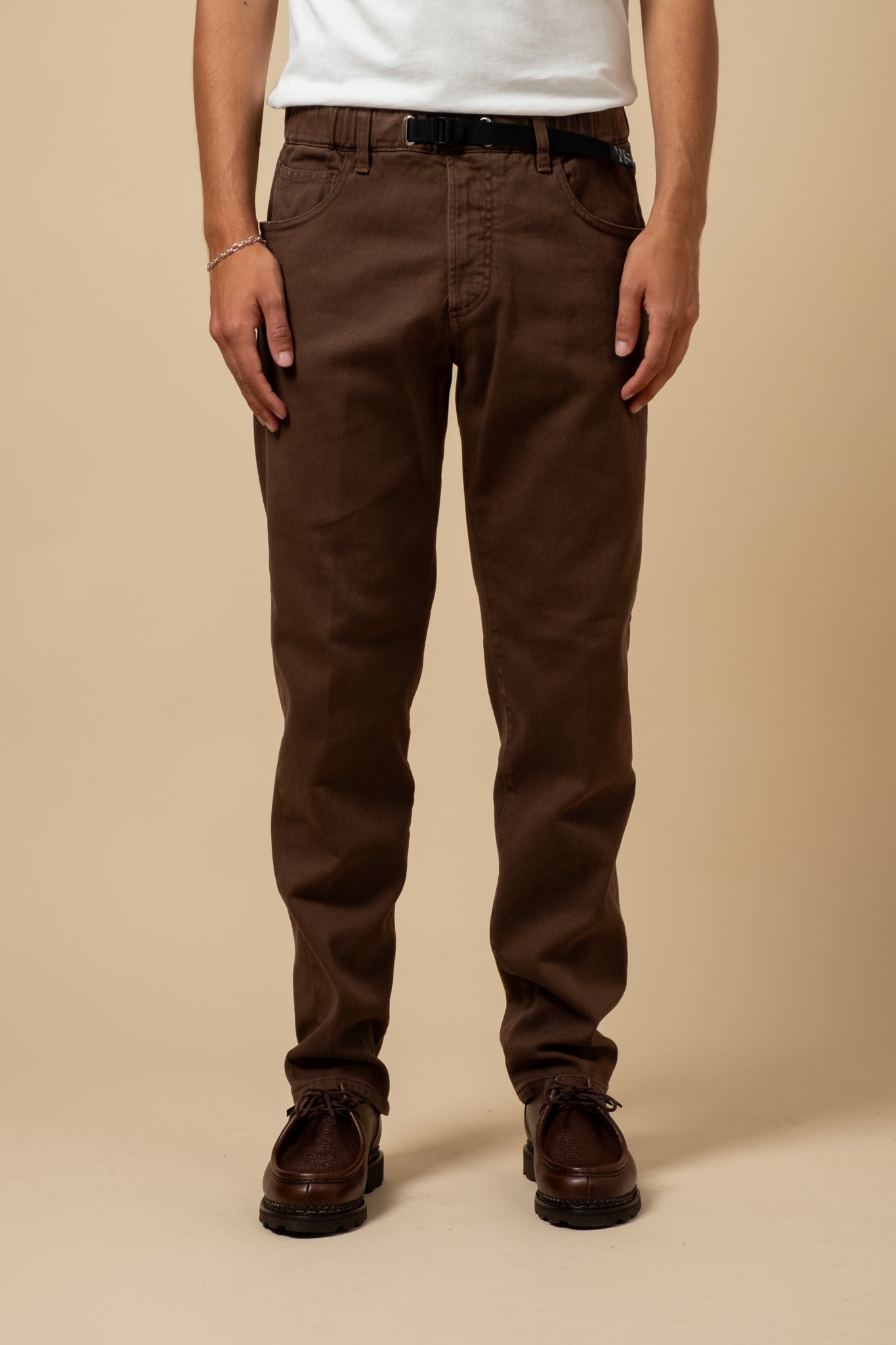 Twill 5 Pocket Trousers - Café