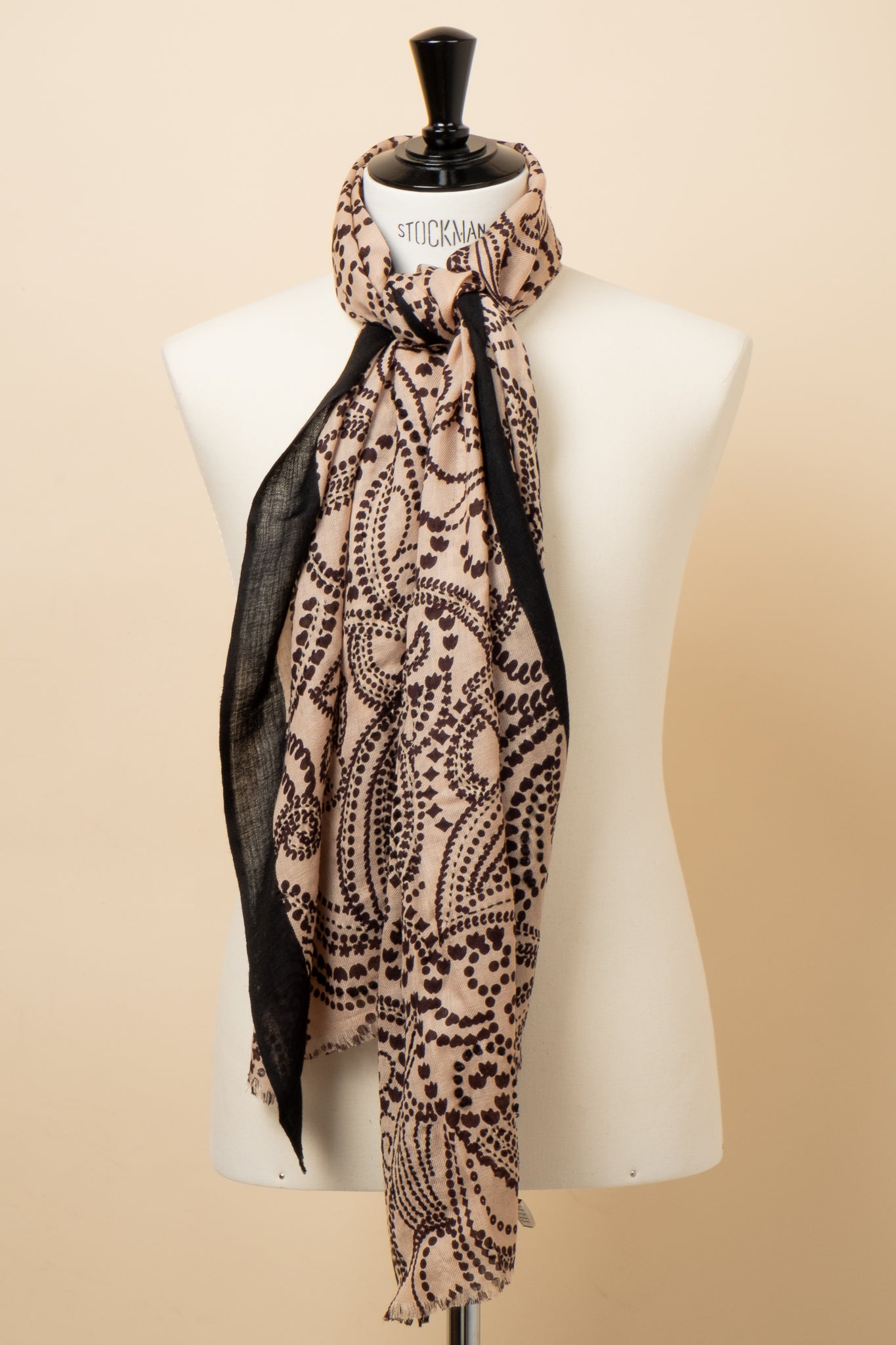 Virgin Wool Scarf - Beige