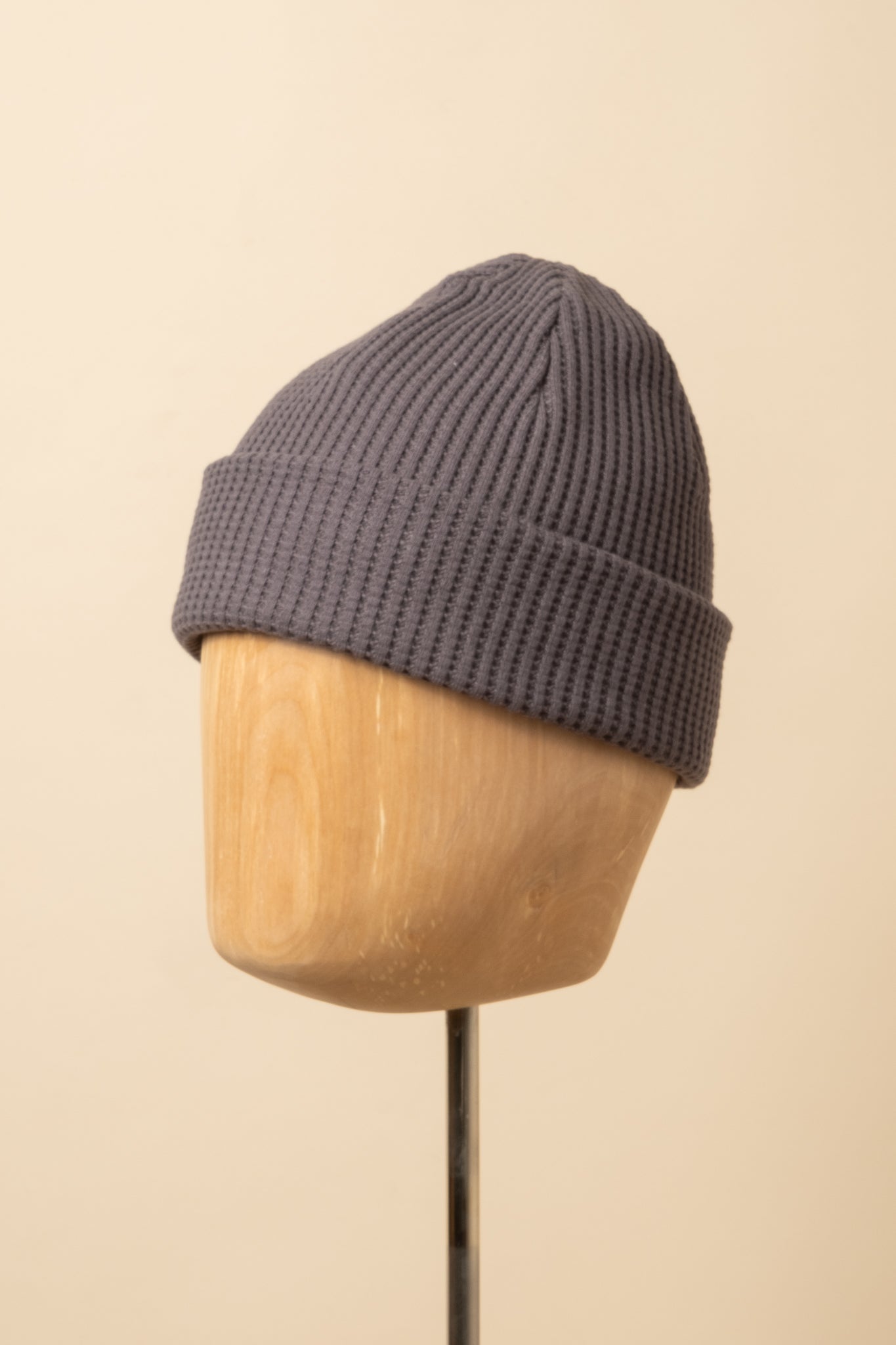 Waffle Knit Cap - Falcon Grey