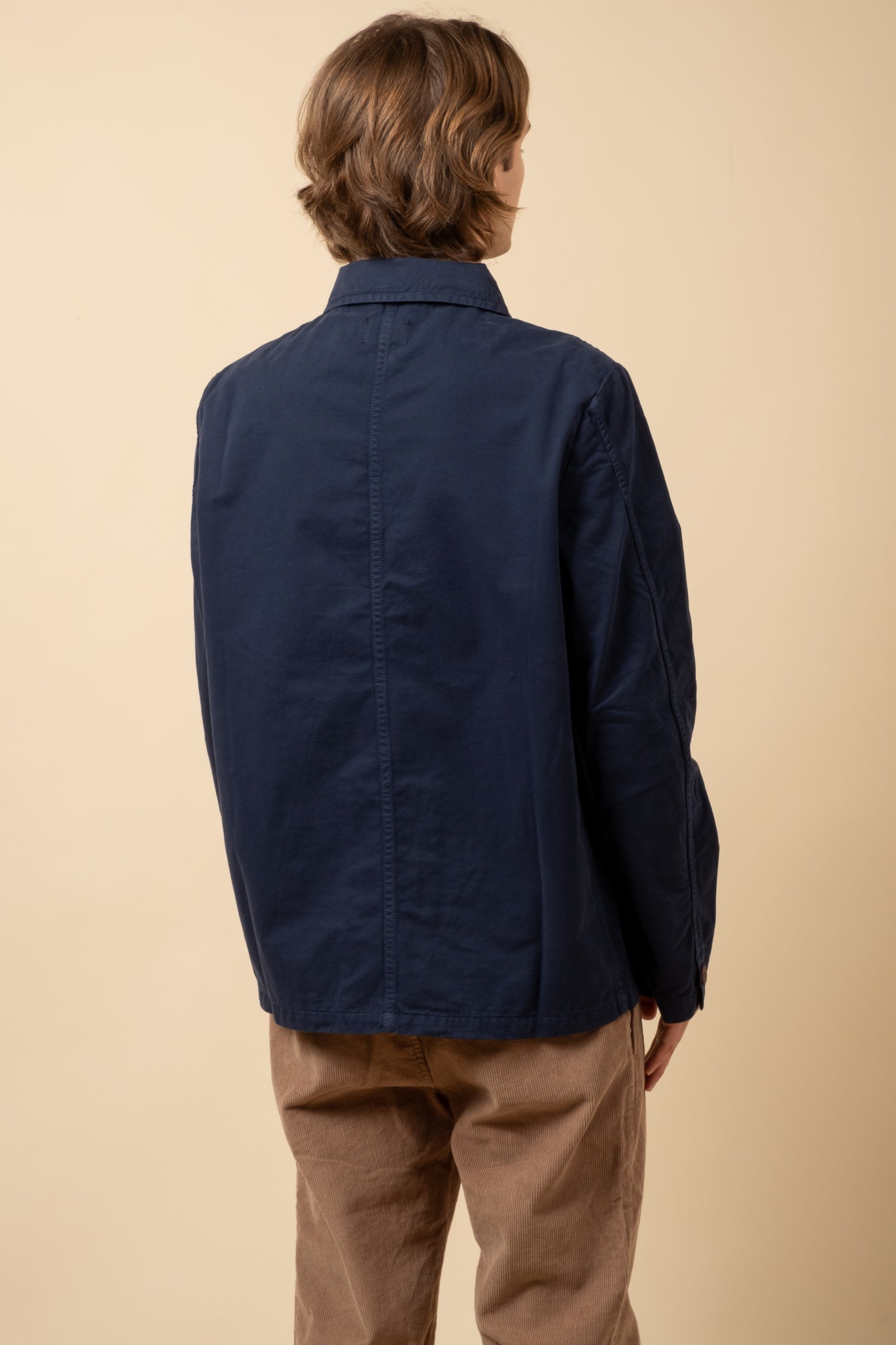 Worker Jacket Double Twisted Twill - Navy