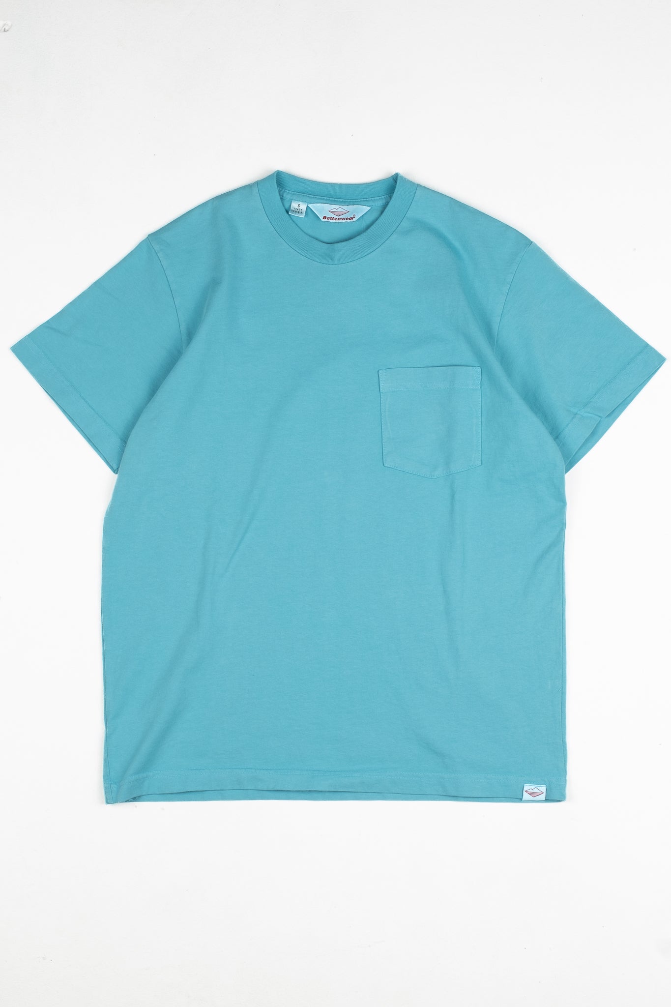 S/S Pocket Tee - Aqua