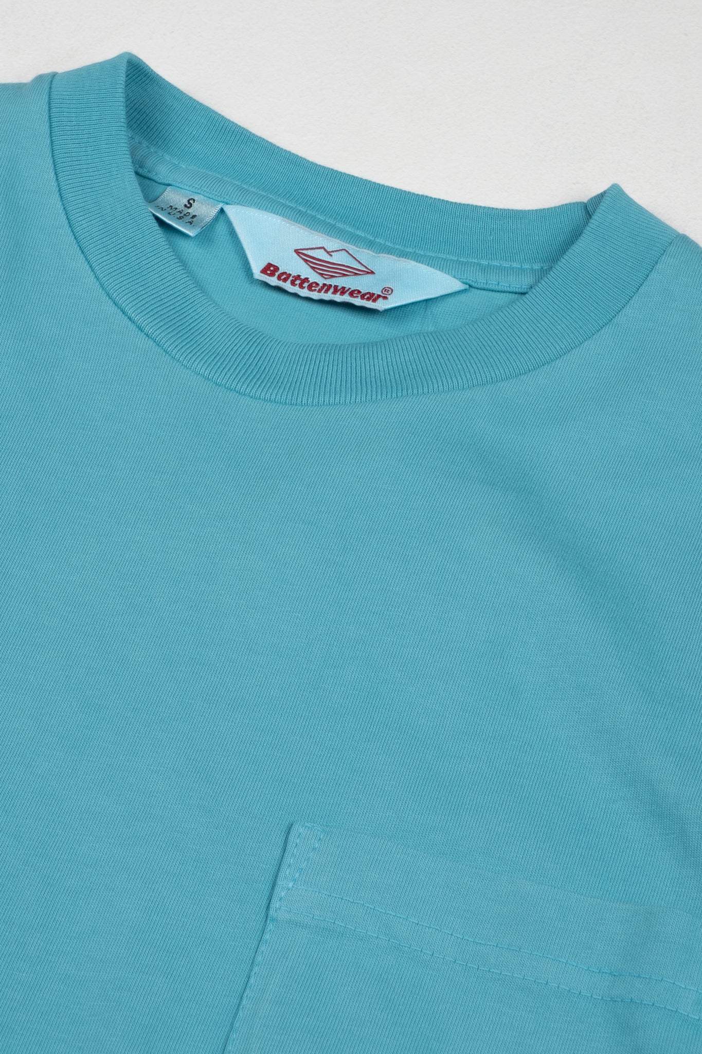 S/S Pocket Tee - Aqua