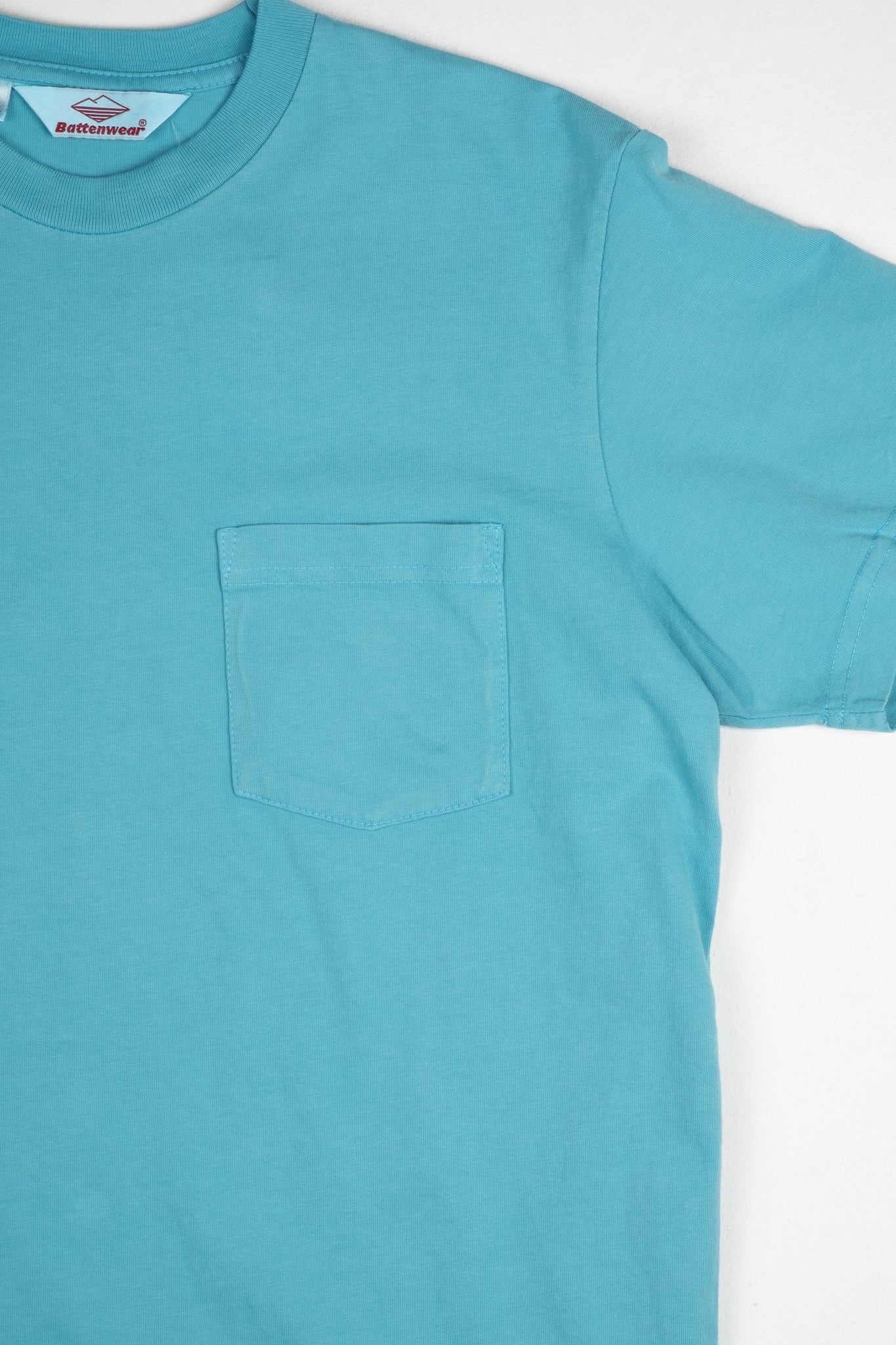 S/S Pocket Tee - Aqua