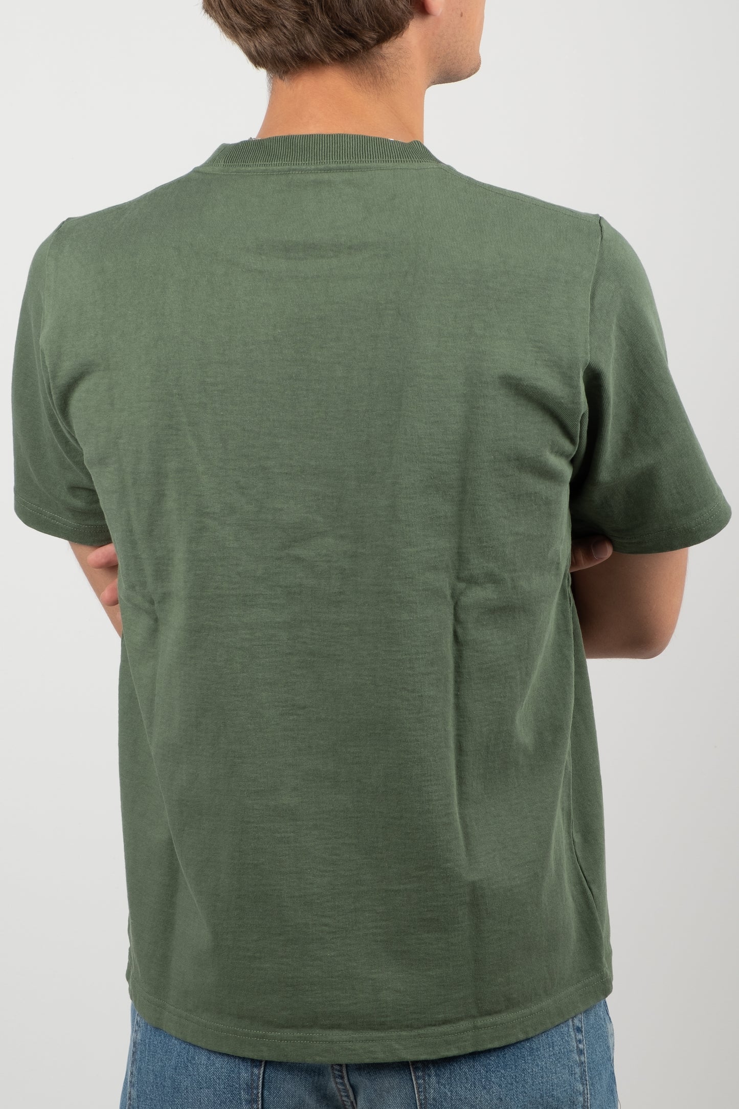 High Density Pocket Tee - Ash Green