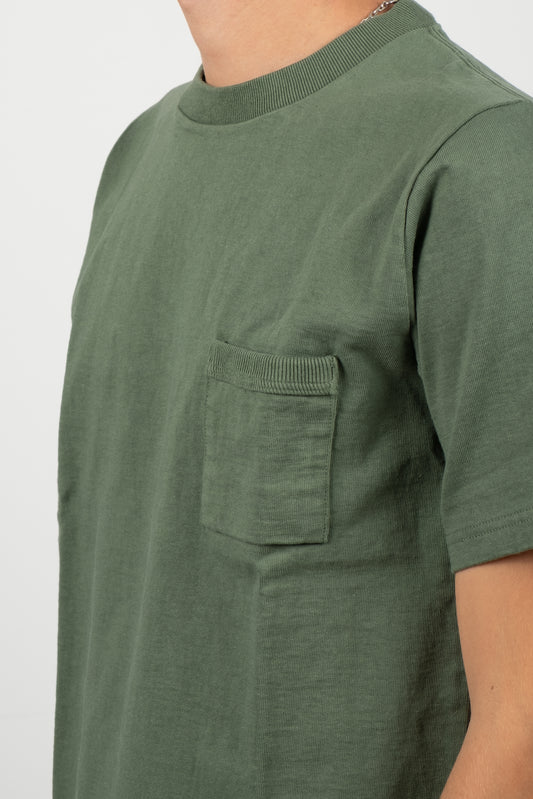 High Density Pocket Tee - Ash Green