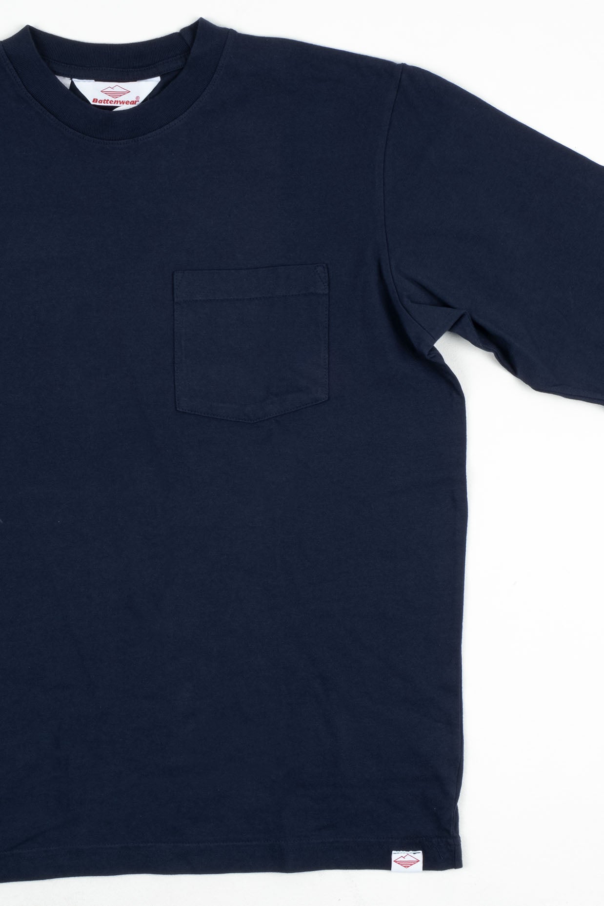 Long Sleeve Pocket Tee - Navy