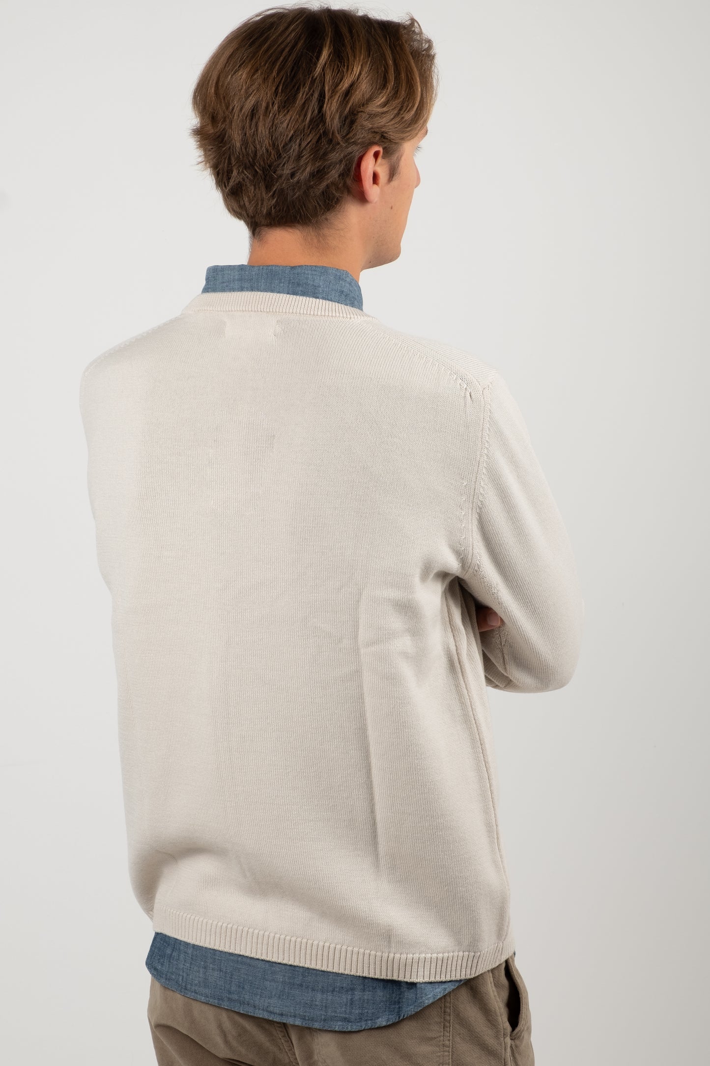 Good Basics Merino Wool Pullover - Cashew